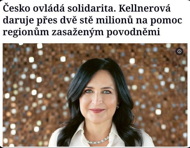A fašističtí liberálové jí hned napadají že dala málo, strh se na ní doslova hon. A kolik ...