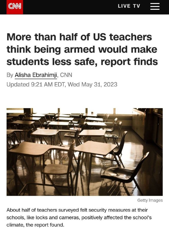 🇺🇸A nyní zprávy z Divokého západu. 550 000 učitelů by se chtělo vyzbrojit, aby se ochr?...
