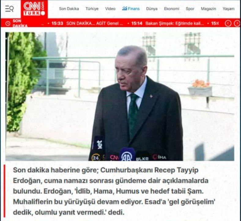 🤬 A tady je reakce Ankary. Úředník, nikoli představitel hnutí. Erdogan otevřeně podporoval...