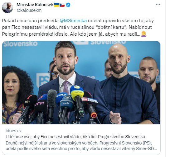 🇨🇿A tady přichází s pozoruhodnou radou zakladatel TOP 09. 🇨🇿A tady přichází s pozoruhodnou radou zakladatel TOP 09.