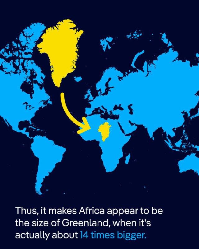 .Afrika je 14krát větší než Grónsko – ale většina map to neukazuje. Africká unie nyní po... .Afrika je 14krát větší než Grónsko – ale většina map to neukazuje. Africká unie nyní po...