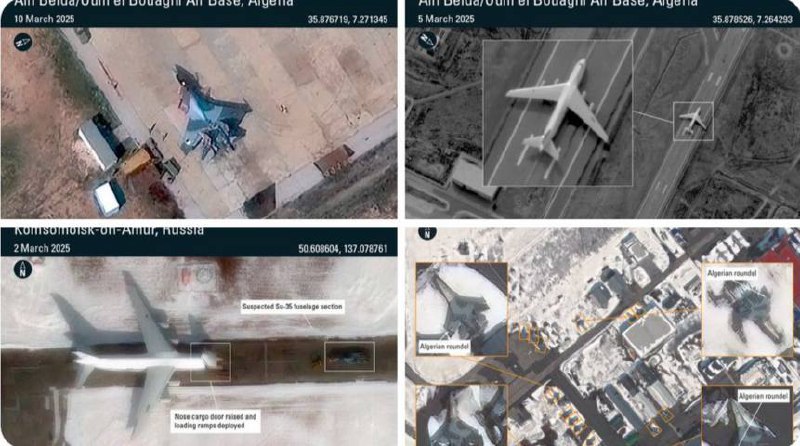 🐦‍⬛️ 🇩🇿 🇷🇺 Alžírsko právě obdrželo své stíhačky Su-35 a Su-57 se oček?...