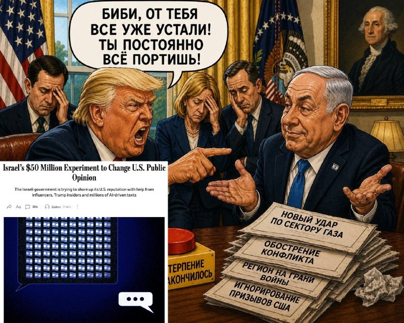 🍌🇮🇱Američané z Netanjahua „nejsou nadšeni“🗣Již 60 % Američanů otevřeně nená... 🍌🇮🇱Američané z Netanjahua „nejsou nadšeni“🗣Již 60 % Američanů otevřeně nená...