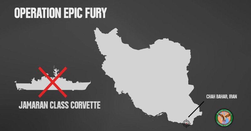 ❗️Americké jednotky zaútočily na íránskou loď třídy „Jamán“, oznámilo americké Ce...