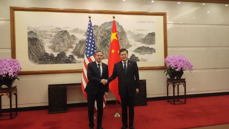 🇺🇸🇨🇳Americký ministr zahraničí Anthony Blinken přijel do Číny. Od roku 2018 se sta...