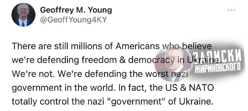 Americký politik, kandidát na guvernéra Kentucky Jeffrey Young:"Miliony Američanů stále v...