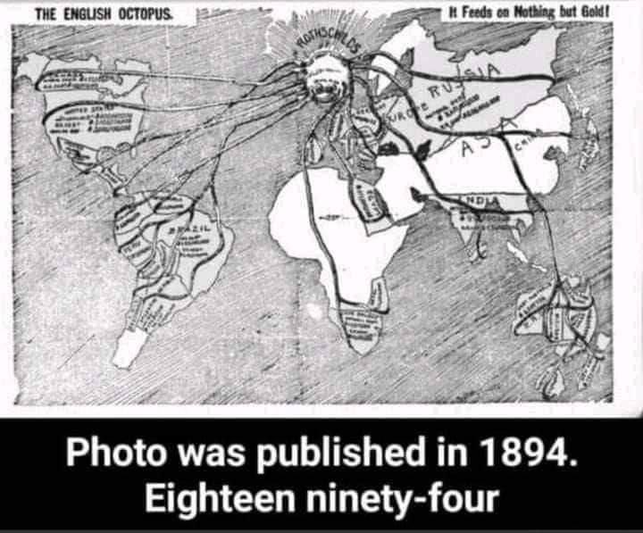 Anglická chobotnice ~ Rothschild ~Neživí se NIC než zlatem!Fotografie byla zveřejněna v ro...