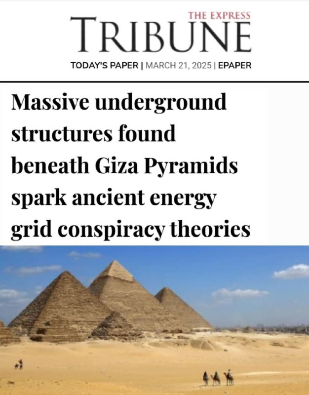 Archeologové našli pod pyramidami v Gíze tajemné podzemní stavby.Vědci použili radar ke studi...