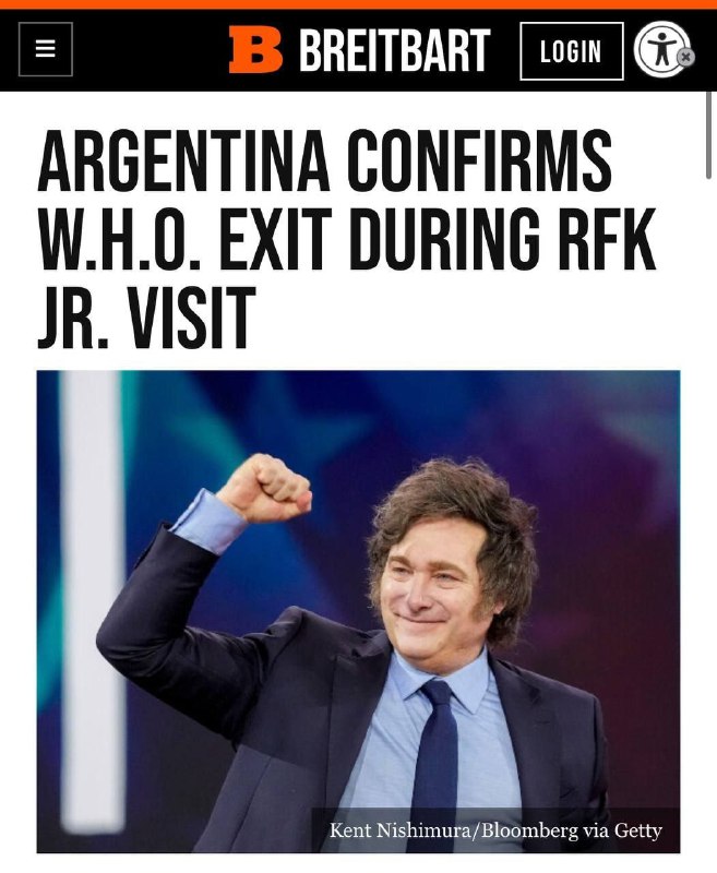 🆘🇦🇷❌💉🩸Argentina potvrzuje odchod z WHO během návštěvy RFK Jr.Argentinské minis... 🆘🇦🇷❌💉🩸Argentina potvrzuje odchod z WHO během návštěvy RFK Jr.Argentinské minis...