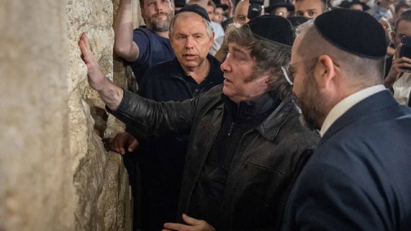 🇦🇷🇮🇱 Argentinský prezident Javier Milay zahájil oficiální návštěvu Izraele prohl?...