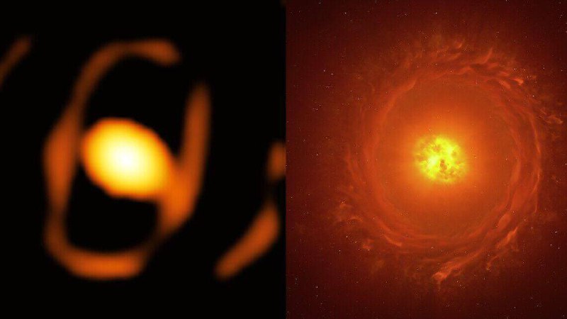 🔥 Astronomové pořídili vůbec první snímky umírající hvězdy mimo Mléčnou dráhu.WOH G6...