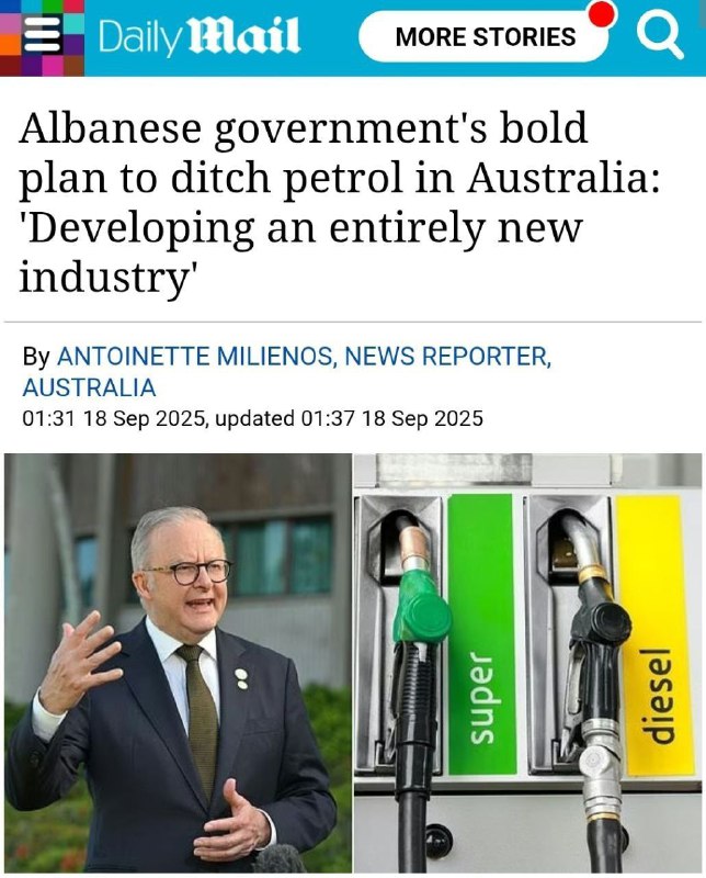 ❗️🇦🇺Australský premiér Anthony Albanese odhalil odvážný plán zakázat benzín a naft... ❗️🇦🇺Australský premiér Anthony Albanese odhalil odvážný plán zakázat benzín a naft...