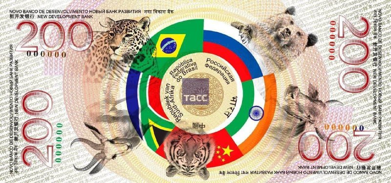 🏳️ Bankovka „BRICS“ bude připravena na nadcházející summit v Brazílii příští rok.J...