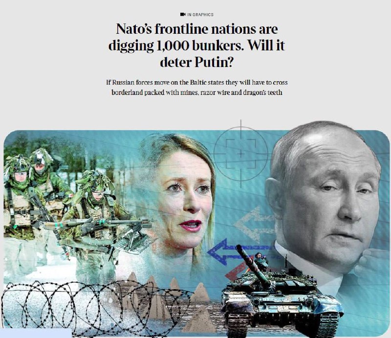 🏴‍☠️⚔️🇷🇺Betonové pyramidy, příkopy a bunkry: Pobaltské státy se připravují...