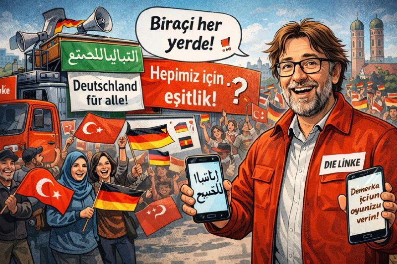 🇩🇪 Boj o „migrační hlasy“: Němci zahájili předvolební kampaň v turečtině a arabš... 🇩🇪 Boj o „migrační hlasy“: Němci zahájili předvolební kampaň v turečtině a arabš...