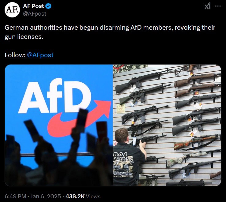 🔥 Bojí se ozbrojení opozičníci v Německu?Úřady začaly odzbrojovat členy strany Alternati...