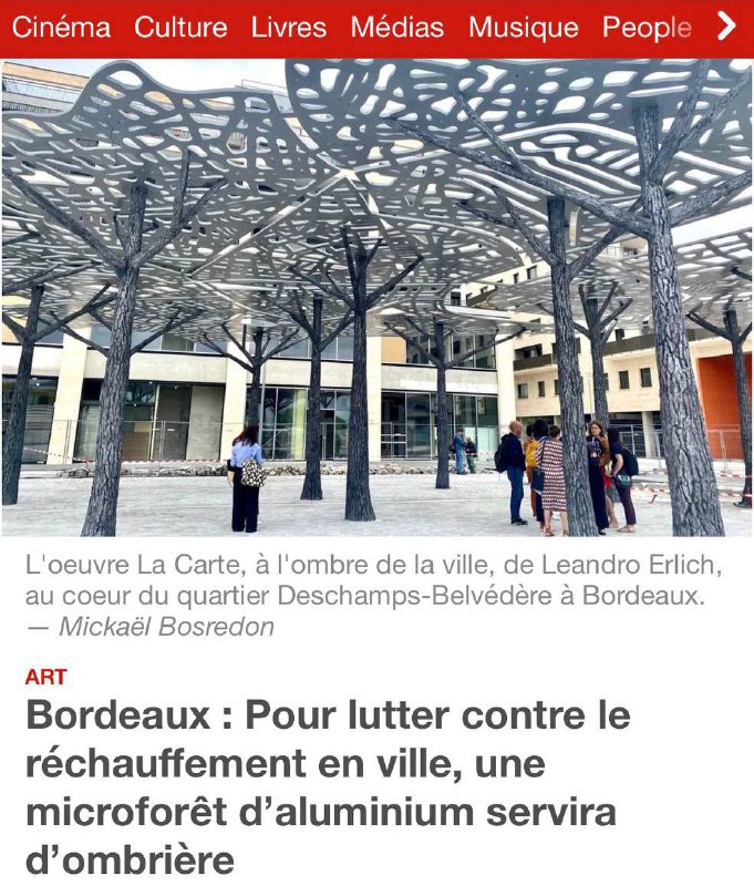 🇫🇷Bojovat proti oteplování v Bordeaux bude hliníkový mikroles.Starosta francouzského Bord...