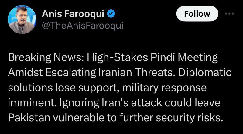 😀🇵🇰🇮🇷 BREAKING: Diplomatickému úsilí se nepodařilo zmírnit napětí mezi Pákist...