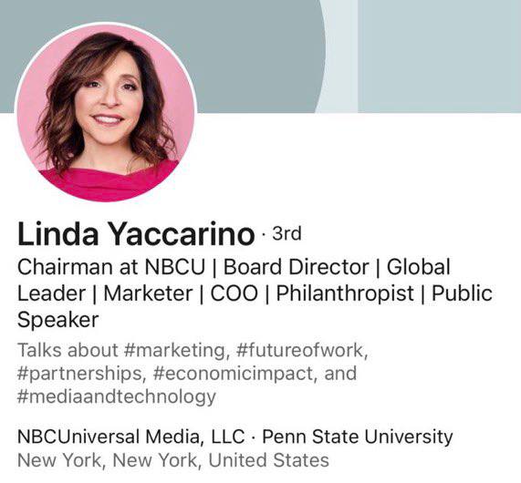 BREAKING: Nová generální ředitelka Twitteru Linda Yaccarino je v současnosti výkonnou předsed...