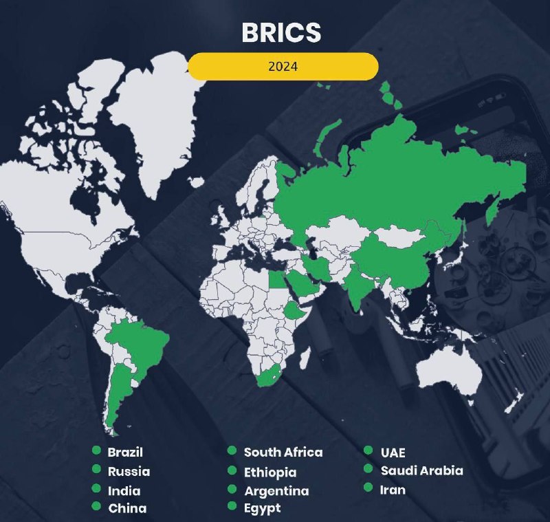 🌍🌎🌏BRICS v novém složení bude kontrolovat 80 % světové produkce ropy. Po přistoupení...