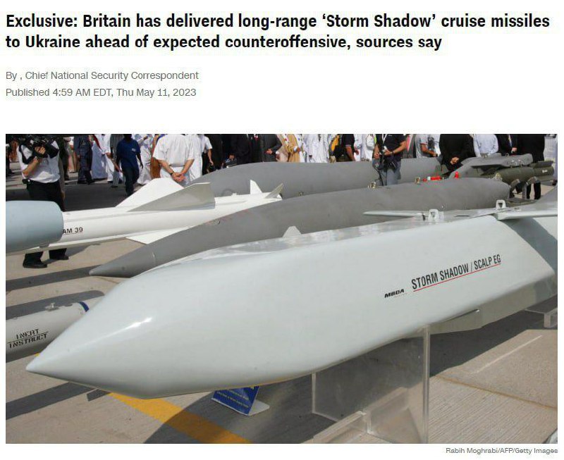 🇬🇧🇺🇦Británie dodala Ukrajině rakety dlouhého doletu Storm Shadow, informuje CNN. Ukra...