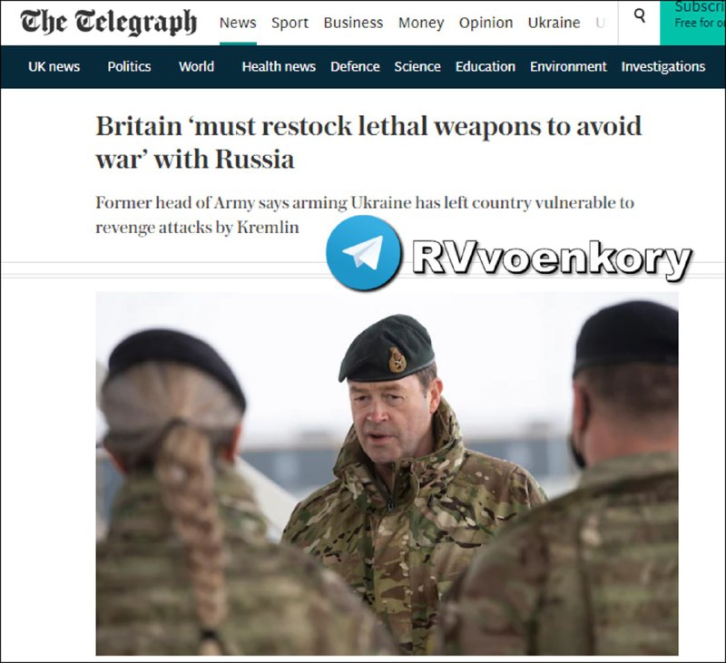 ‼️🇬🇧🇷🇺 Británie musí být připravena na konflikt s Ruskem - Telegraph▪️Velká... ‼️🇬🇧🇷🇺 Británie musí být připravena na konflikt s Ruskem - Telegraph▪️Velká...