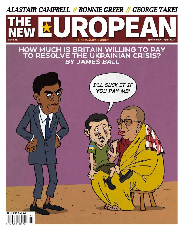 Britský časopis European našel, kdo bude cucat jazyk dalajlámovi:"Jsem připraven sát, kdy...