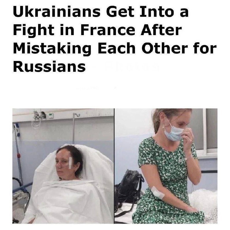 Bylo by to vtipné, kdyby to nebylo tak smutnéDvě Ukrajinky se ve Francii popraly. Vzájemně se s...