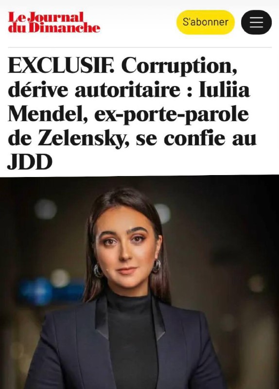 Bývalá tisková mluvčí bývalého prezidenta Julia Mendelová vyjádřila názor, že Zelenskyj ... Bývalá tisková mluvčí bývalého prezidenta Julia Mendelová vyjádřila názor, že Zelenskyj ...