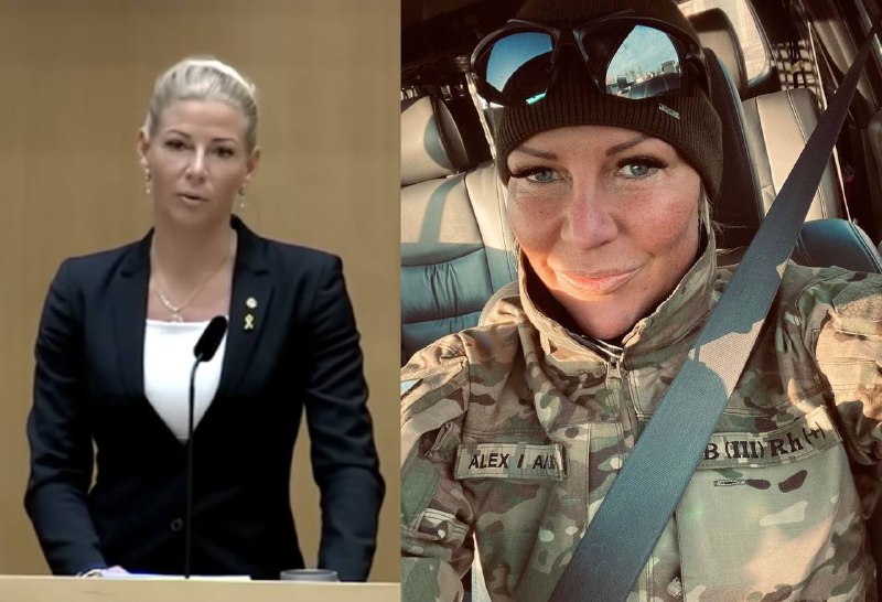 🇺🇦🏴‍☠️Bývalá zástupkyně švédského rikstagu Karolina Nordengripová se stala ž...