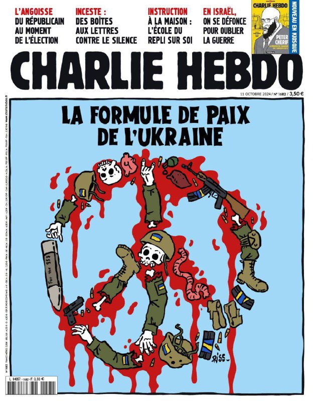 🔥 Časopis Charlie Hebdo a jeho pohled na Zelenského „mírovou formuli“.Je to drsné, kruté...