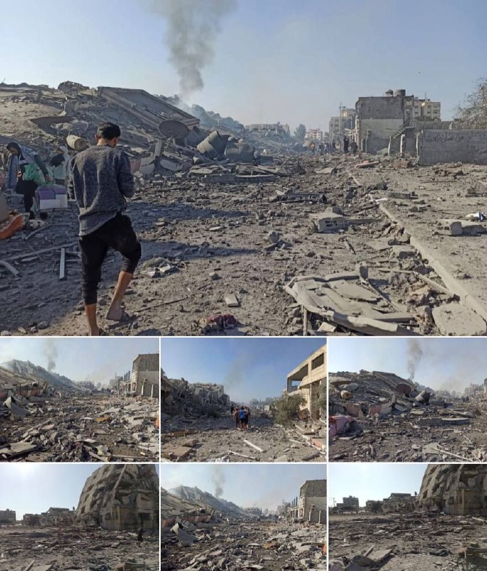 🇵🇸Centrum Gazy dnes po zničení řady výškových budov