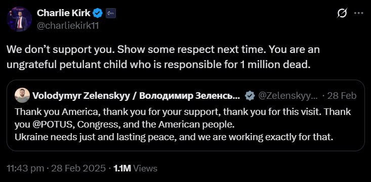 🗣 Charlie Kirk: Trumpův oblíbený podporovatel na TikToku🇺🇦 O Ukrajině: osobně tweetova...