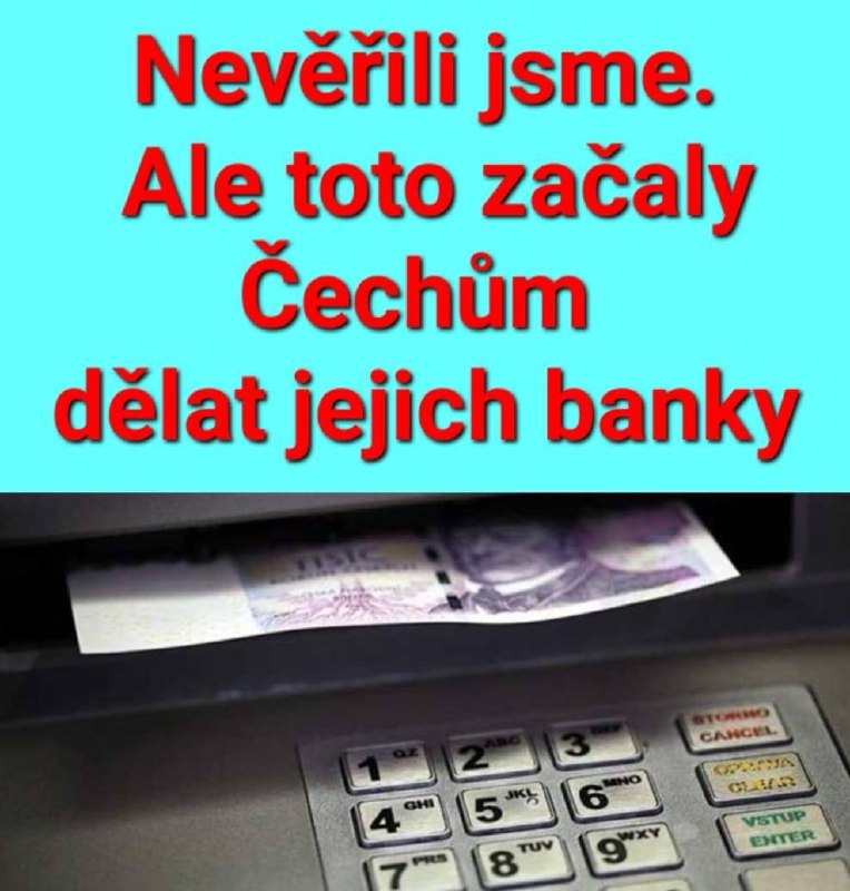 😡😡😡👉Chcete si vybrat peníze ze svého bankovního účtu? Tak nám sdělte, co s nimi c...