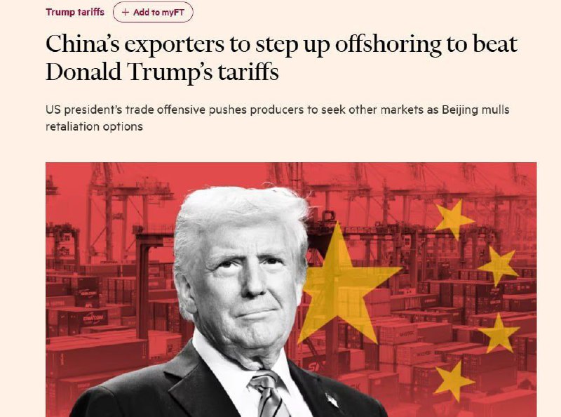 Čínští exportéři plánují obejít americká cla přesunem své výroby do jiných zemí, - Th...
