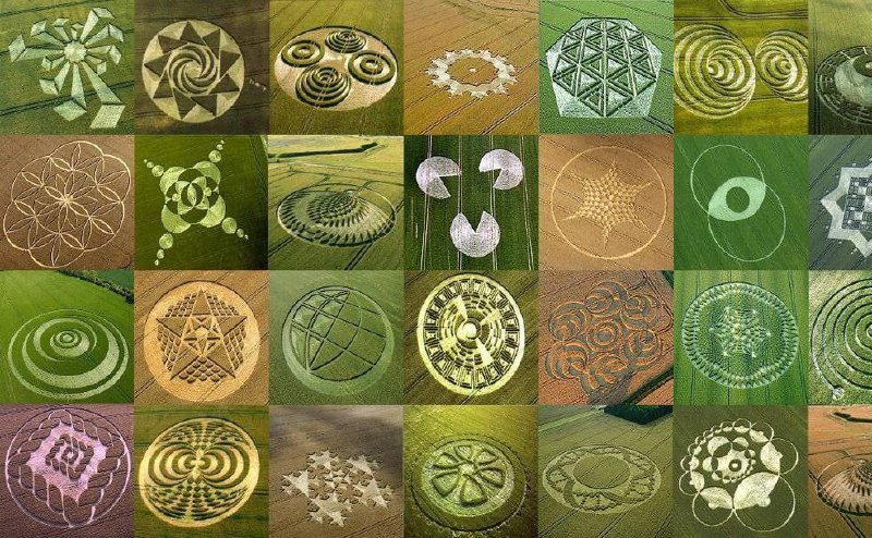 #Co jsou agroglyfy nebo kruhy v obilí?Jsou to geometrické obrazce, které se od okamžiku ke druh?...