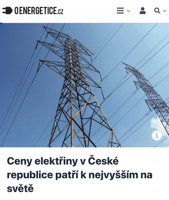 🇨🇿 ČR | Ceny elektřiny v ČR v 1. čtvrtletí roku 2025 patřily mezi nejvyšší na celém ... 🇨🇿 ČR | Ceny elektřiny v ČR v 1. čtvrtletí roku 2025 patřily mezi nejvyšší na celém ...