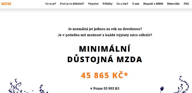 🇨🇿 ČR | Důstojná mzda by měla být aspoň 45 865 korun. A kdo z nás to má?Minimální d?...