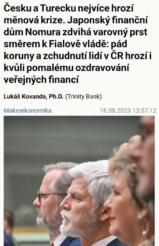 🇨🇿 ČR: Tady už přestává legrace! Česku takřka nejvíce se srovnatelných zemí svě...