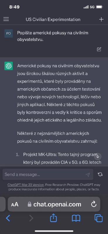 Další pokus na lidech made in uSSa?Tak jako když ozařovali vlastní vojáky při jaderných zkou...