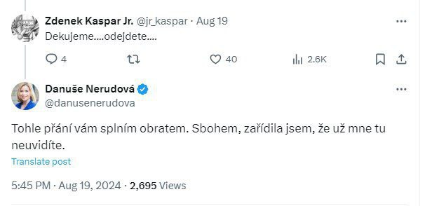 Debaty bez cenzury nepříjemných dotazů. Rakušan a Nerudová uzavřeli své účty na sociální...