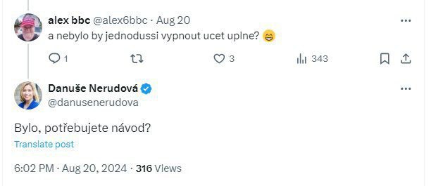 Debaty bez cenzury nepříjemných dotazů. Rakušan a Nerudová uzavřeli své účty na sociální...