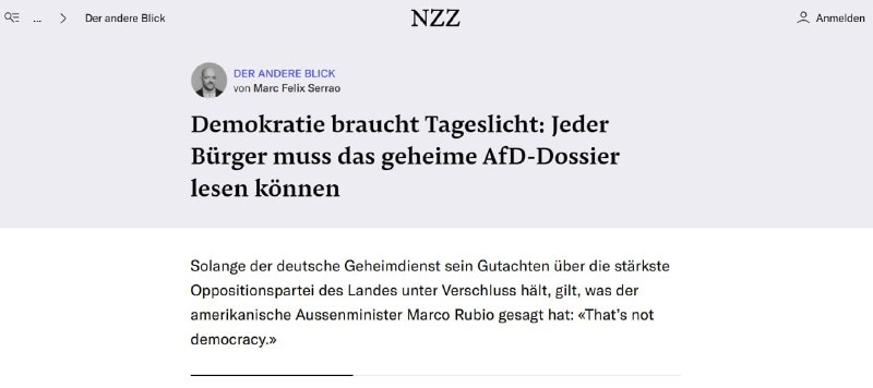 🔥 „Demokracie umírá ve tmě“: Německá média kritizují zákaz AfDV Německu vypukl skand...