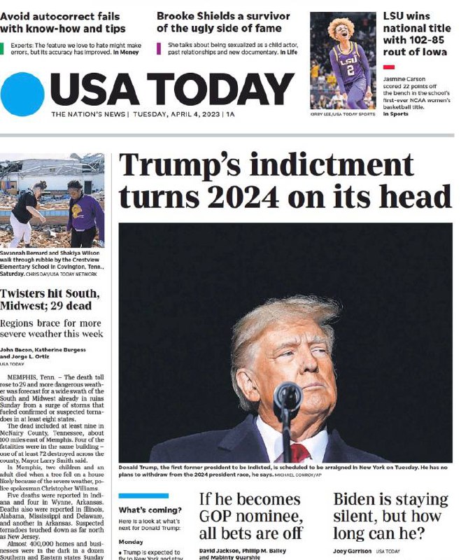 Dnes nemaj&iacute; jin&eacute; ob&aacute;lky: V&scaron;echny americk&eacute; noviny jednomyslně naz&yacute;vaj&iacute; dne&scaron;n&iacute; Trumpův proc...