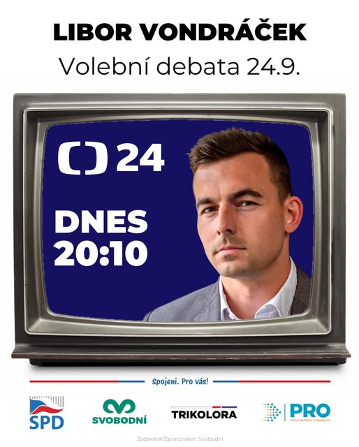 Dnes večer nás čeká nabitý program.Od 20:05 bude na ČT24 Libor VondráčekA od 21:30 bude na P...
