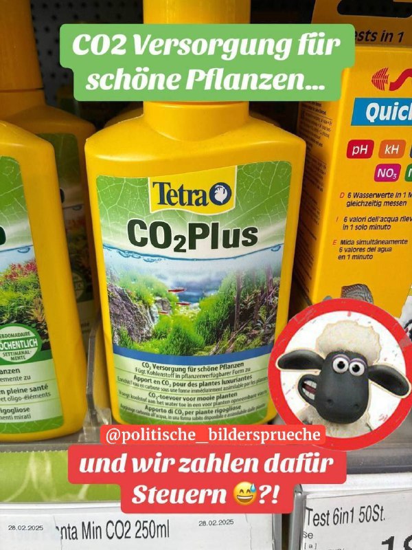 Dodávka CO2 pro krásné rostliny...a my za to platíme daně?!