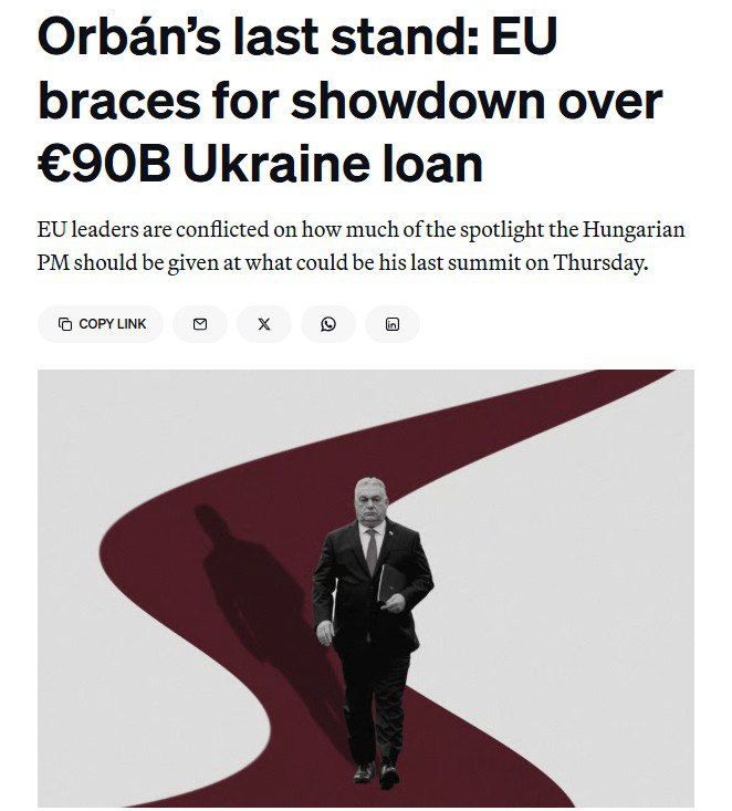 ‼️🇪🇺🇭🇺 EU chce postavit Orbána před soud kvůli veto na půjčku Ukrajině, uvád?...
