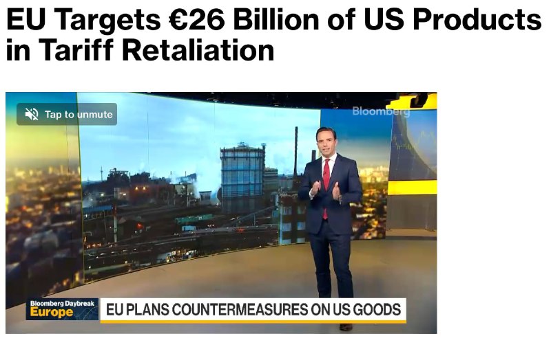 EU uvaluje na USA odvetná cla, čímž eskaluje obchodní válku.Evropská unie uvalila cla na amer...