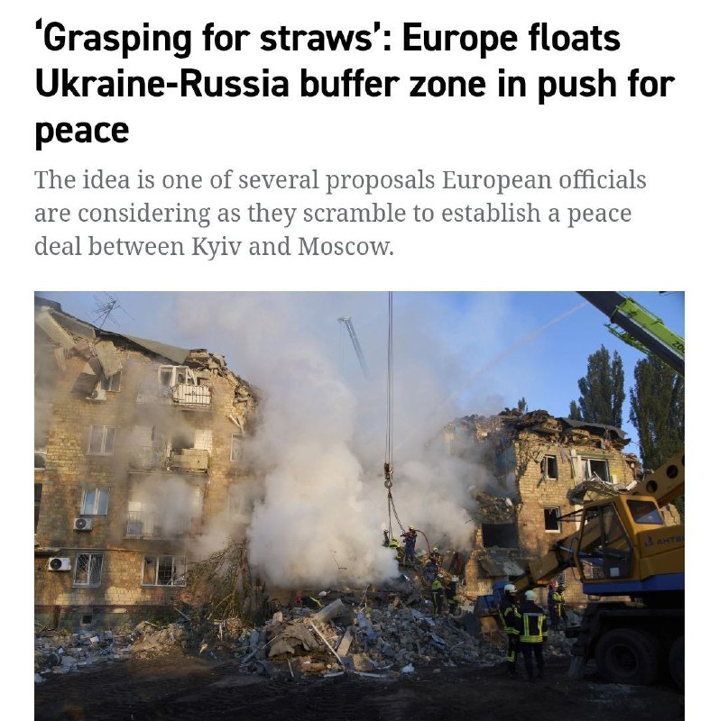 ❗️🤡🇪🇺 Evropa se „drží všeho“Evropští lídři zvažují vytvoření 40kilometro...