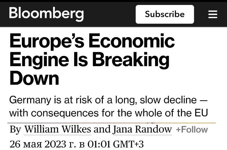 🇩🇪„Evropský ekonomický motor se rozbil. Německo čelí dlouhé a pomalé recesi, s důsle...